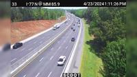 Riverview: I-77 N @ MM 85.9 - Day time