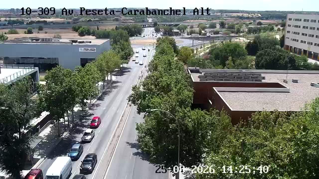 Traffic Cam Carabanchel: PESETA - ALTO