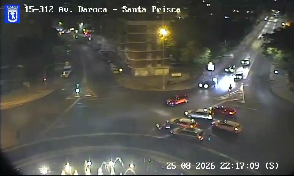 Traffic Cam Ventas: AV DAROCA - STA PRISCA - CEMENTERIO