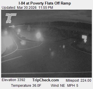 Traffic Cam Umatilla: I-84 at Poverty Flats Off Ramp
