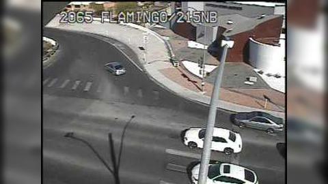 Traffic Cam Bridgeport: Flamingo and 215 NB median
