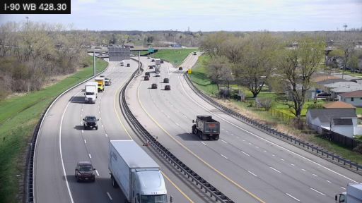 Traffic Cam Winchester › West: I-90 Between Interchange 54 (Rt 400) and 55 (Lackawanna