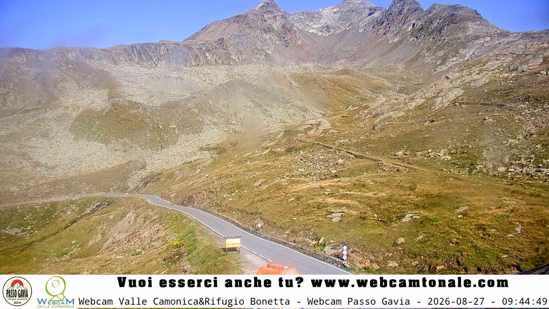 Traffic Cam Ponte di Legno › North-West: Monte Gavia