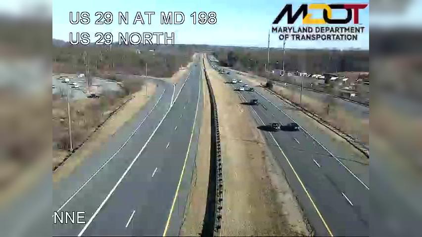 Traffic Cam Burtonsville: US 29 N AT MD 198 (315010)