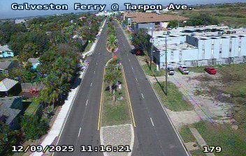 See Galveston › North: Ferry at Tarpon Ave Live Webcam & Weather Report