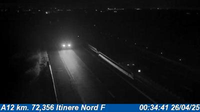 Preview delle webcam di Tarquinia: A12 km. 72,356 Itinere Nord F