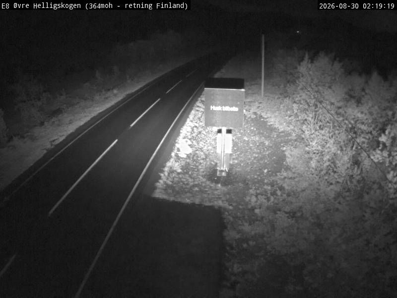Traffic Cam Storfjord: E8 Øvre Helligskogen (Finland)