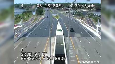 Traffic Cam Gulf Breeze: Pensacola Bay Bridge - EB