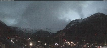 Zermatt: Blick auf das Matterhorn vom Balkon des Hotel Ambiance