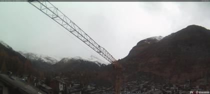 Zermatt: Blick auf das Matterhorn vom Balkon des Hotel Ambiance