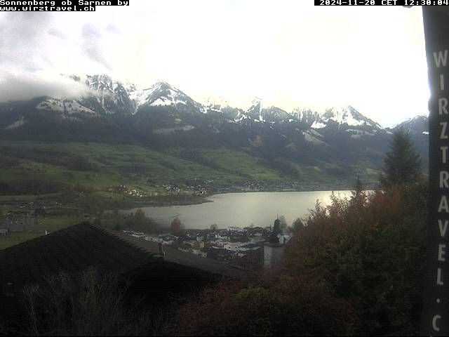 Sarnen: Sarnersee mit Obwaldner Berge