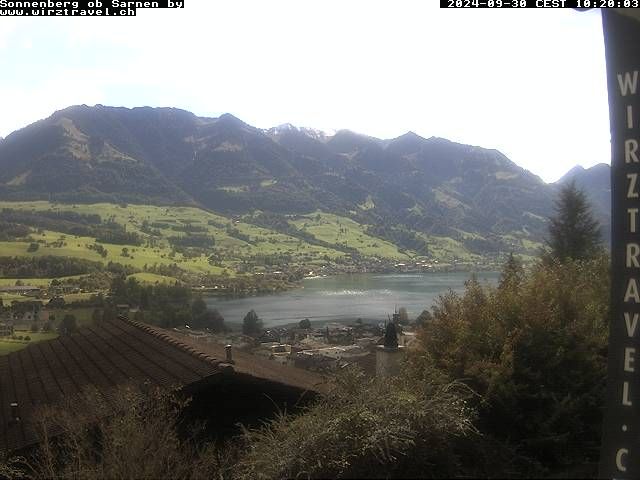 Sarnen: Sarnersee mit Obwaldner Berge