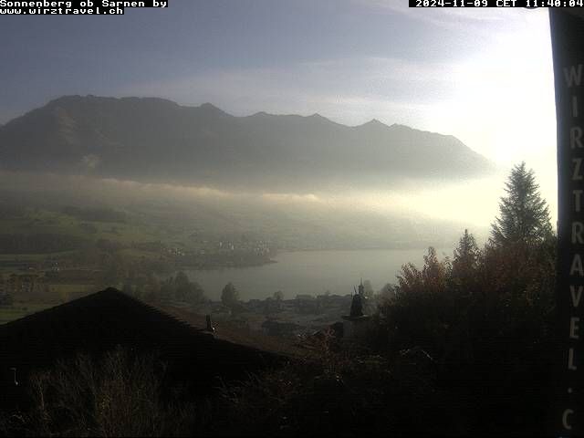 Sarnen: Sarnersee mit Obwaldner Berge