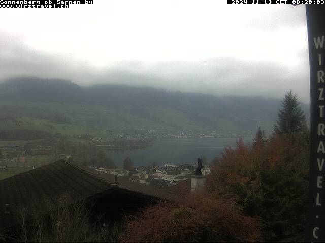 Sarnen: Sarnersee mit Obwaldner Berge