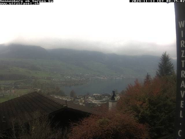 Sarnen: Sarnersee mit Obwaldner Berge