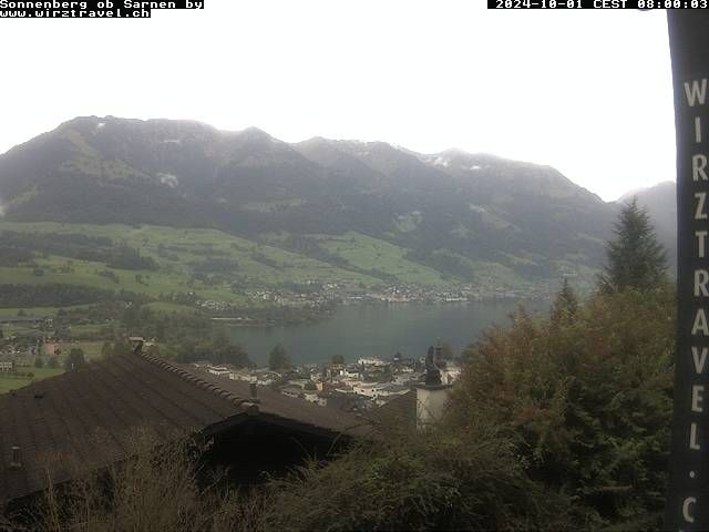 Sarnen: Sarnersee mit Obwaldner Berge