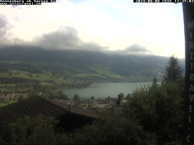 Sarnen: Sarnersee mit Obwaldner Berge