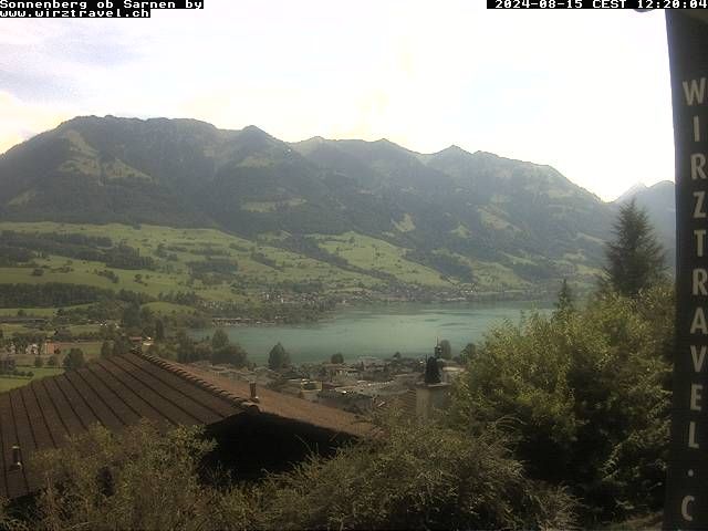 Sarnen: Sarnersee mit Obwaldner Berge