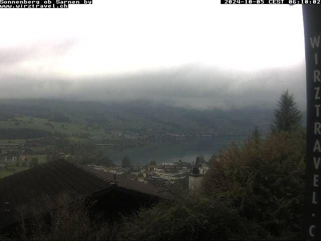 Sarnen: Sarnersee mit Obwaldner Berge