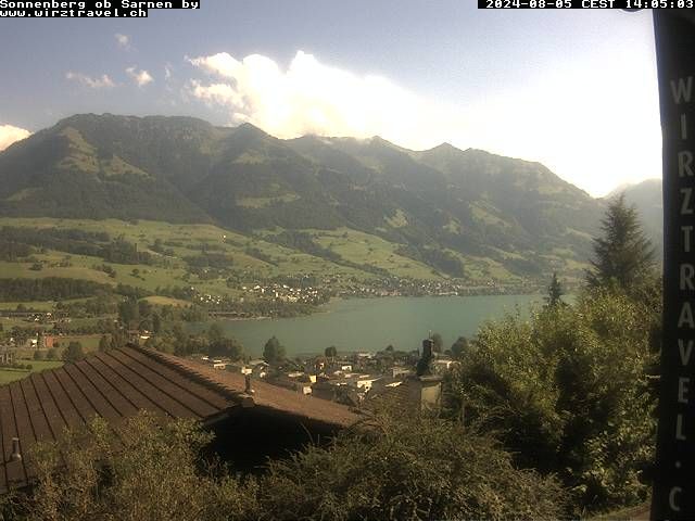 Sarnen: Sarnersee mit Obwaldner Berge