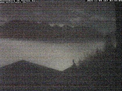 Sarnen: Sarnersee mit Obwaldner Berge