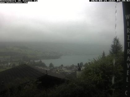 Sarnen: Sarnersee mit Obwaldner Berge