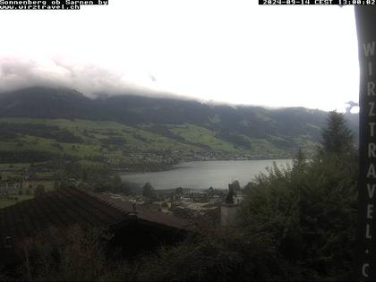 Sarnen: Sarnersee mit Obwaldner Berge