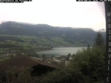 Sarnen: Sarnersee mit Obwaldner Berge