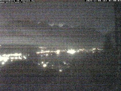 Sarnen: Sarnersee mit Obwaldner Berge