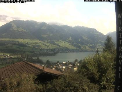 Sarnen: Sarnersee mit Obwaldner Berge