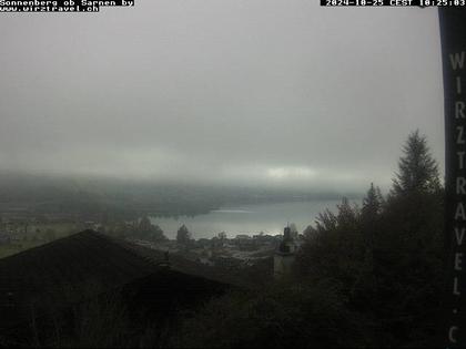 Sarnen: Sarnersee mit Obwaldner Berge