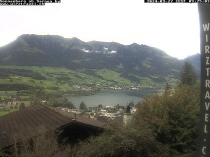 Sarnen: Sarnersee mit Obwaldner Berge