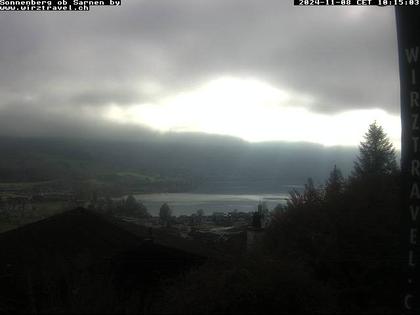 Sarnen: Sarnersee mit Obwaldner Berge