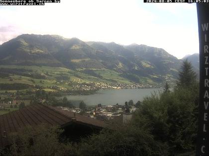 Sarnen: Sarnersee mit Obwaldner Berge