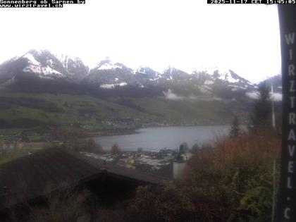 Sarnen: Sarnersee mit Obwaldner Berge