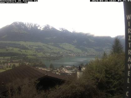 Sarnen: Sarnersee mit Obwaldner Berge