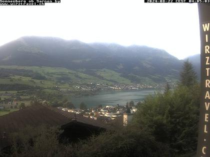 Sarnen: Sarnersee mit Obwaldner Berge