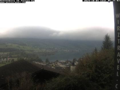 Sarnen: Sarnersee mit Obwaldner Berge