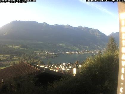 Sarnen: Sarnersee mit Obwaldner Berge