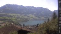 Last daylight view from Sarnen: Sarnersee mit Obwaldner Berge