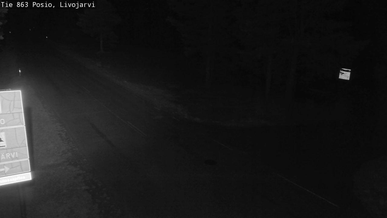 Traffic Cam Posio: Tie 863 Livojärvi - Taivalkoskelle