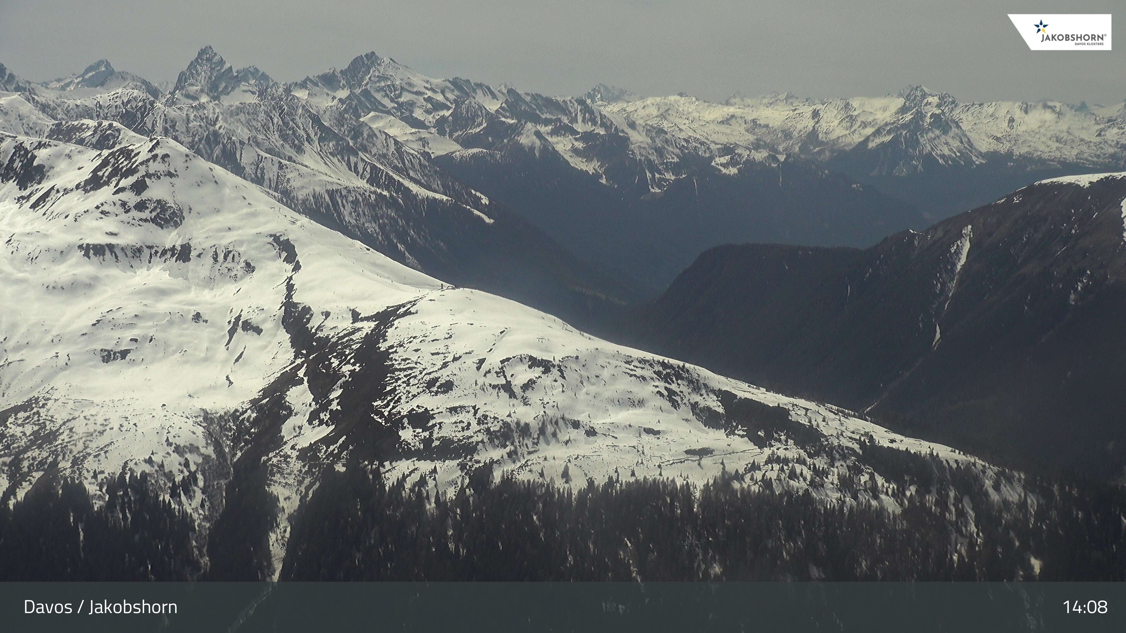 Davos: Platz - Jakobshorn, Blick Rinerhorn