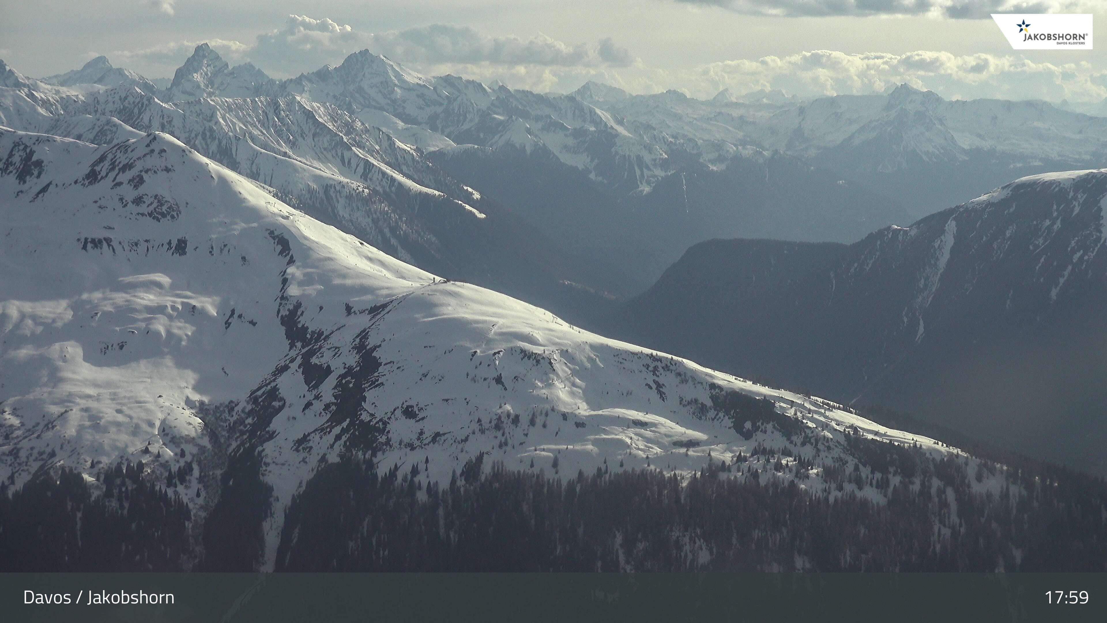 Davos: Platz - Jakobshorn, Blick Rinerhorn