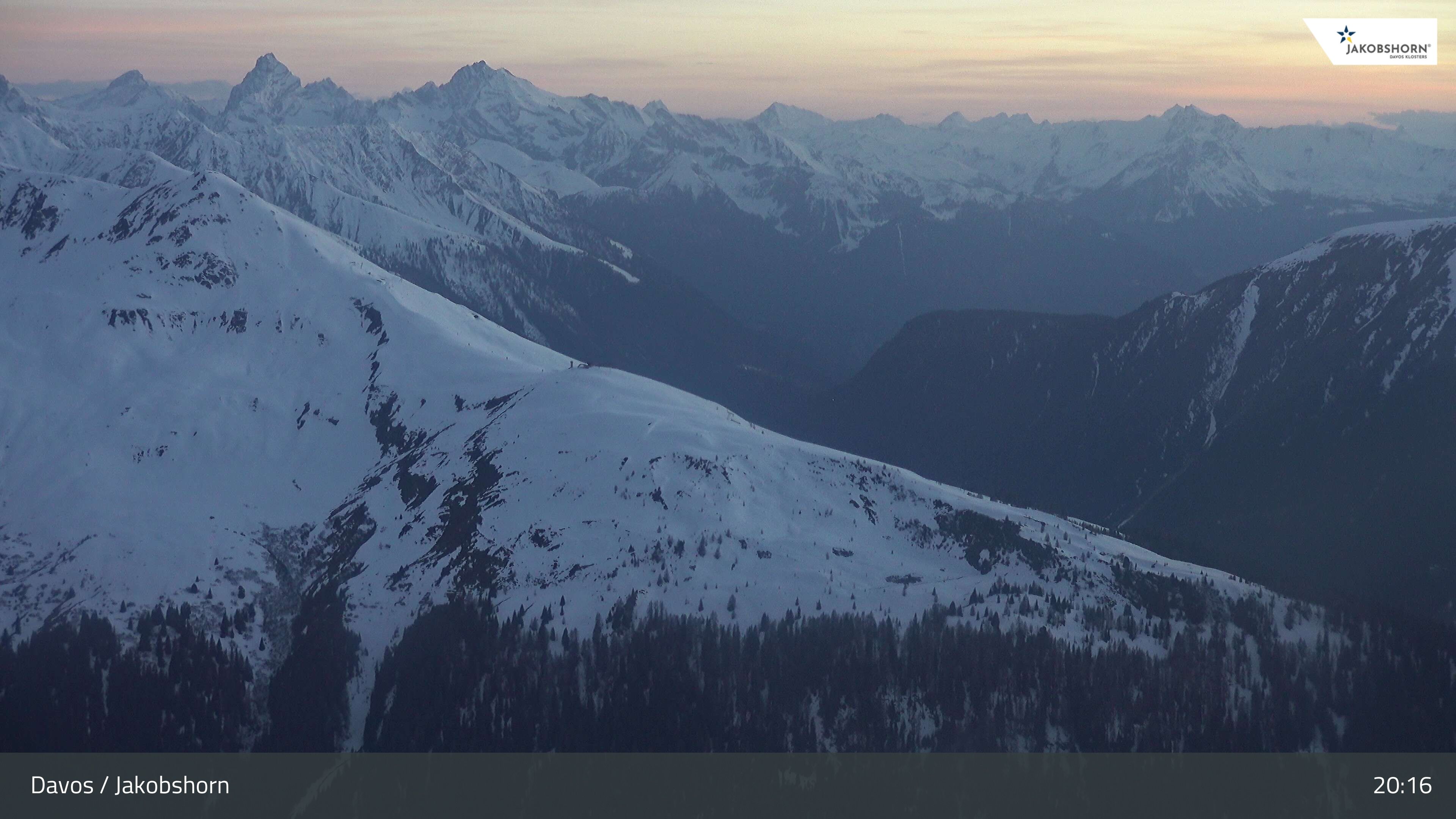 Davos: Platz - Jakobshorn, Blick Rinerhorn