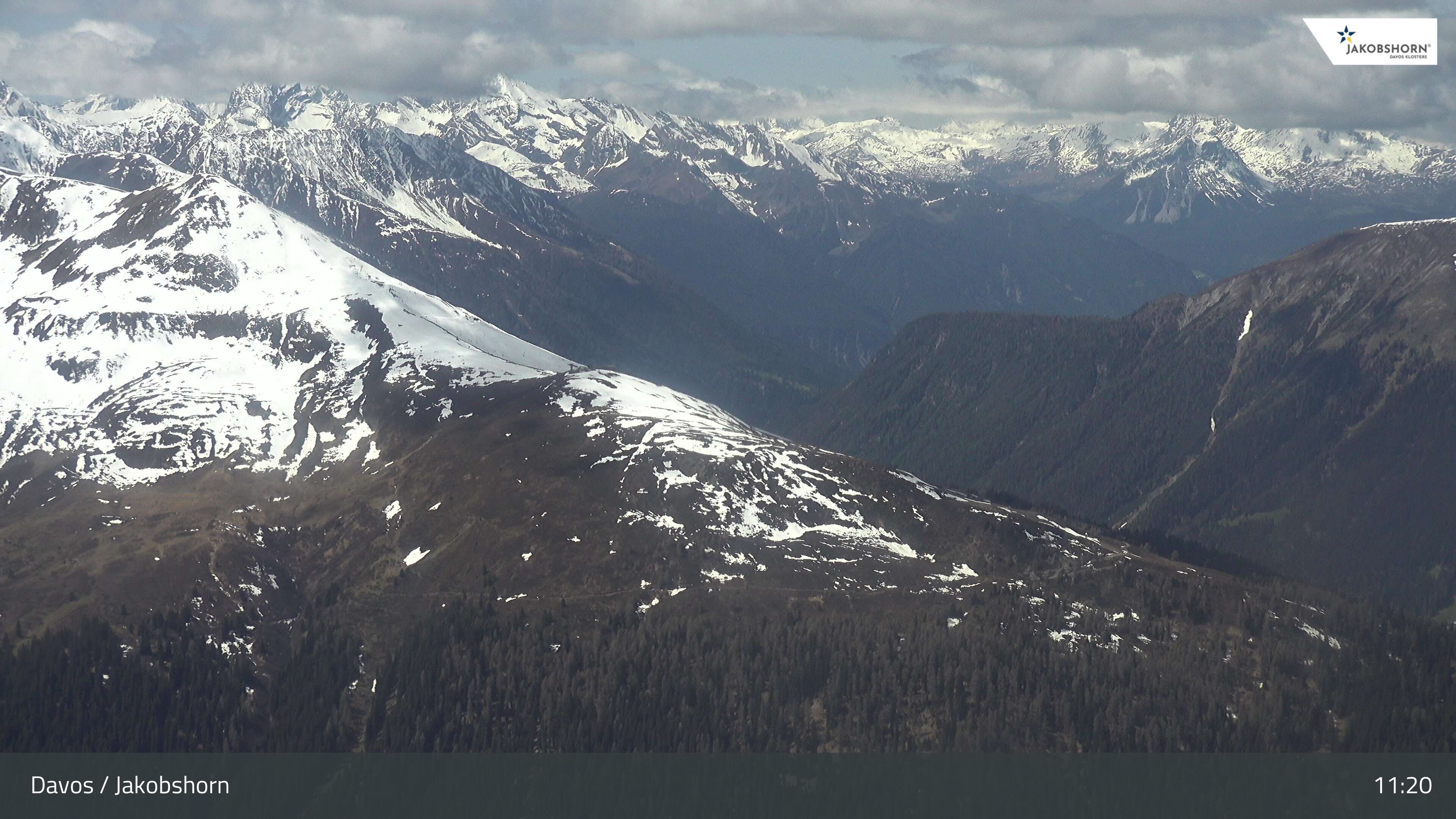 Davos: Platz - Jakobshorn, Blick Rinerhorn