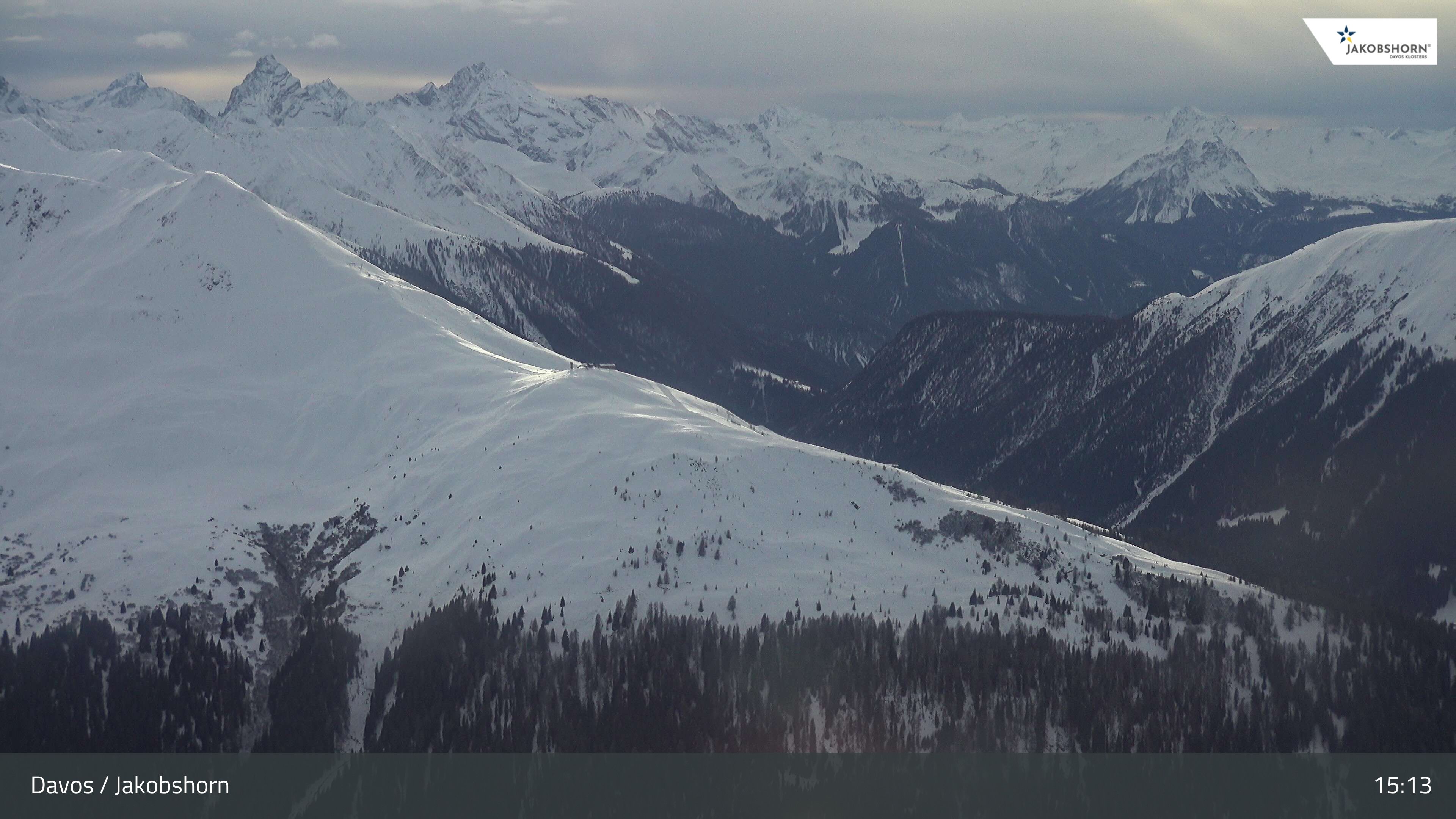 Davos: Platz - Jakobshorn, Blick Rinerhorn