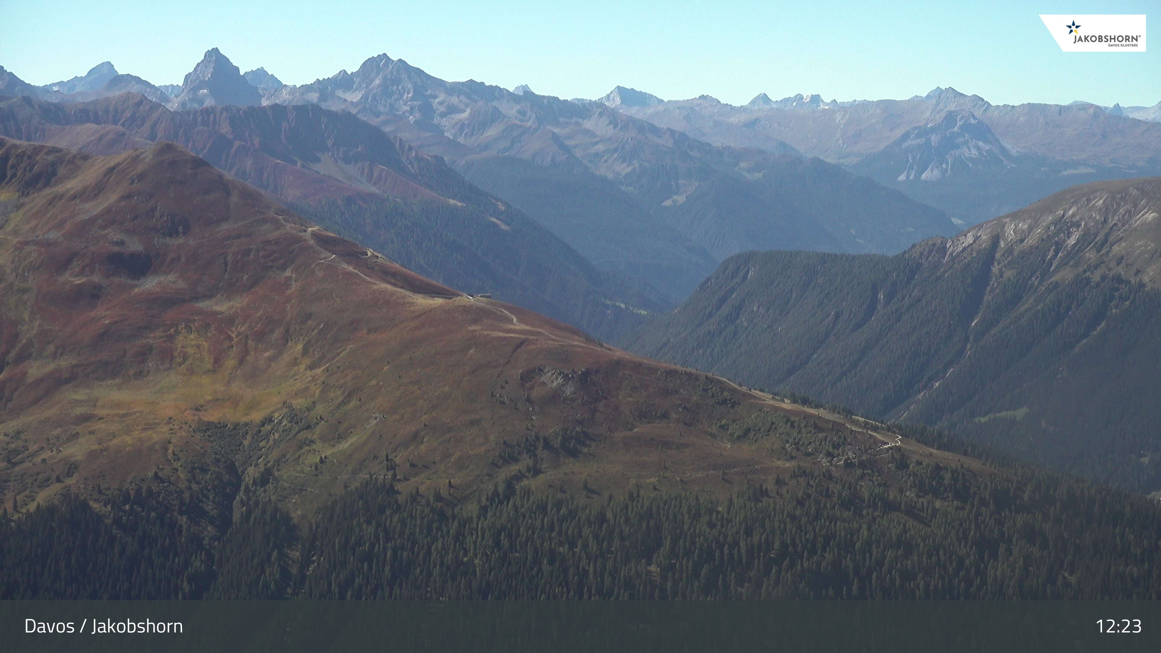 Davos: Platz - Jakobshorn, Blick Rinerhorn
