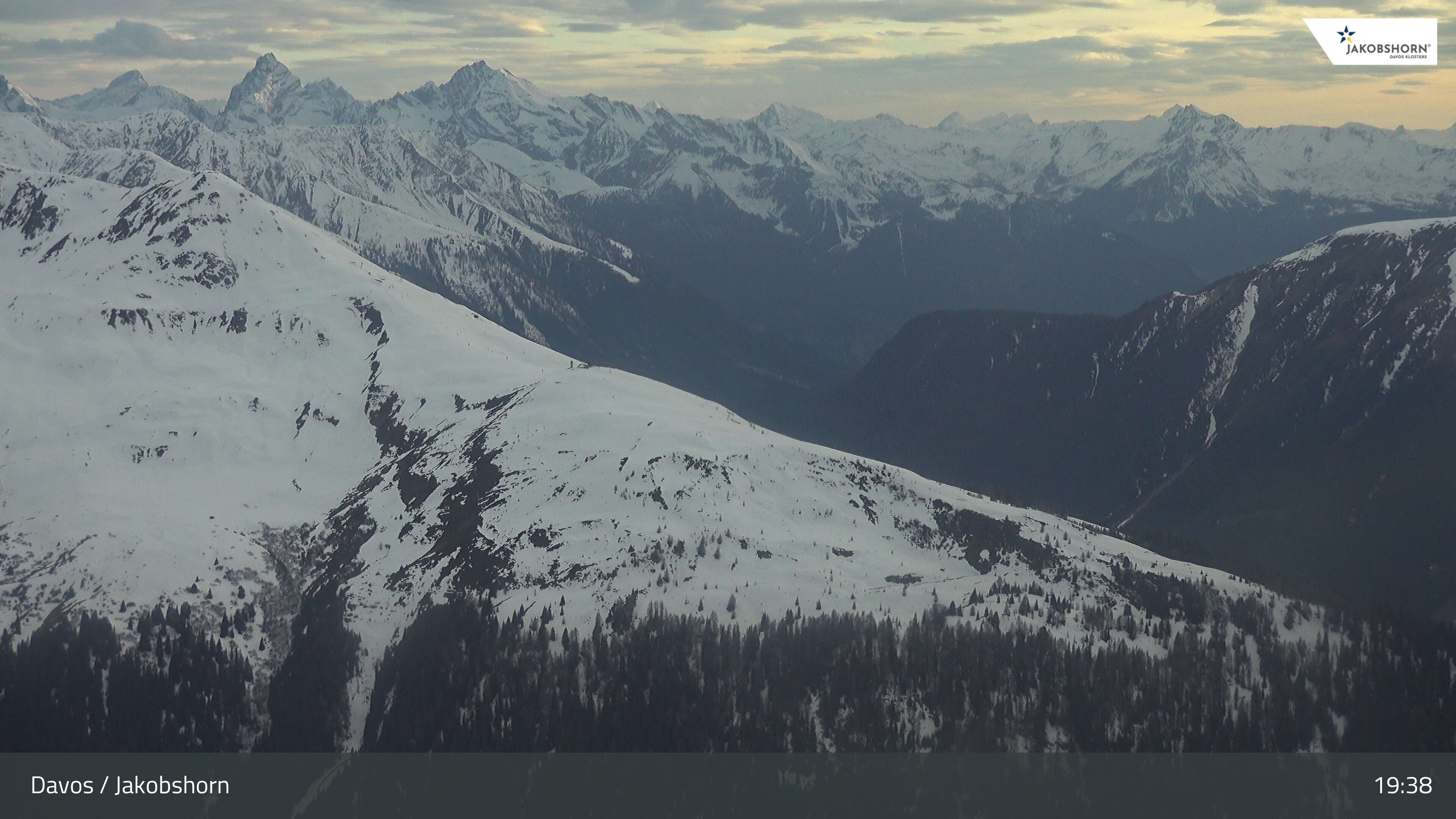 Davos: Platz - Jakobshorn, Blick Rinerhorn