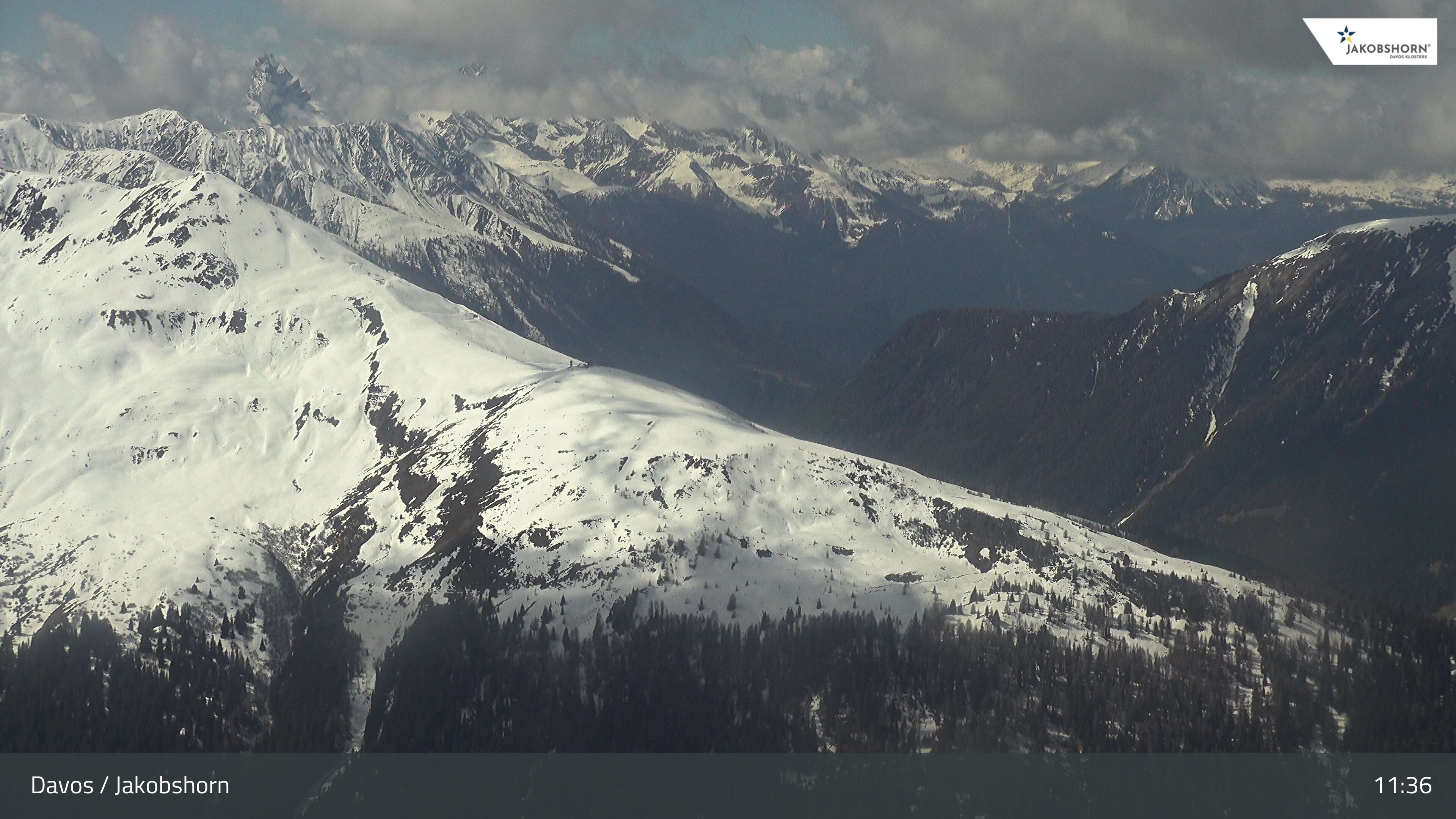Davos: Platz - Jakobshorn, Blick Rinerhorn