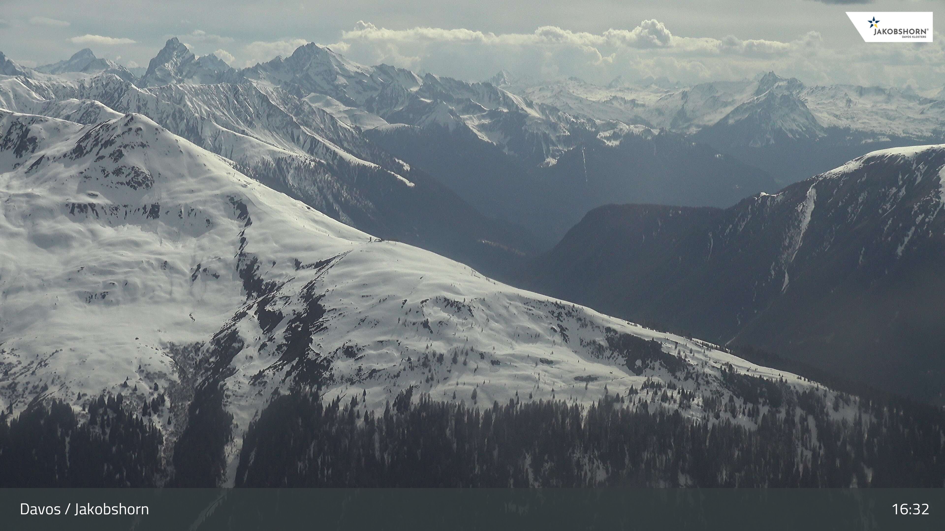 Davos: Platz - Jakobshorn, Blick Rinerhorn